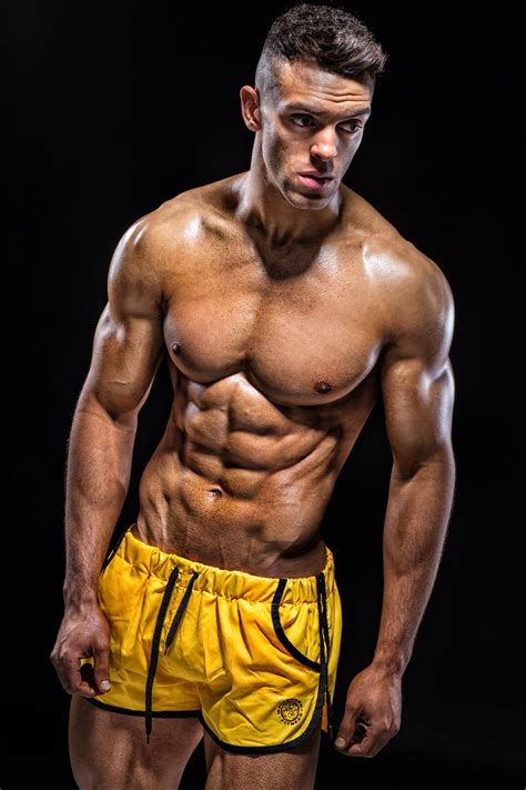 muscular male model